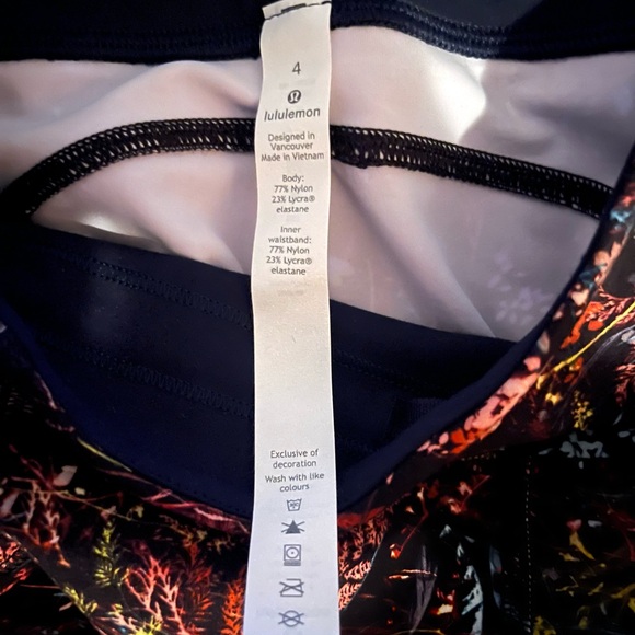 NWOT Lululemon Womens Multicolor High Rise Tight Motion  Invigorate Leggings 4 - Picture 9 of 9